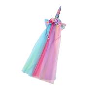 ZEPFJHE Halloween Rainbow Headband Flower Stage Headwear Horn Halloween Party Props Horn Present Headband Props Colorful Accessory