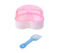 ZEPFJHE Hamster Bathtubs Bathroom Sand Bath Container Hamsters Toilet Sandbox Bathtubs For HamstersCage Accessories Sand Bath Container