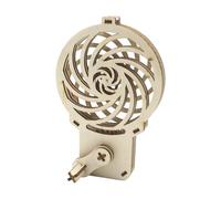ZEPFJHE Hand Crank Gear Toy with 3D Optical Illusion Turntable
