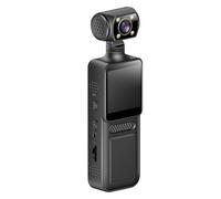 ZEPFJHE Handheld 4K Sports Camera 180 Degree Small Sport LCD Screen Pocket Action Camcorder Travel Bike Recorder Sports Portable Body