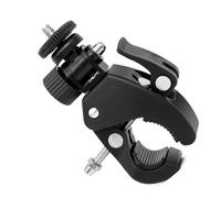 ZEPFJHE Handlebar Bike Camera Mount Clamps For Cameras/Video Light/Monitors Handlebar Tripod Holder Stand Bike Camera