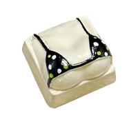 ZEPFJHE Handmade Keycap Unique Resin Keycaps For Typing Devices Comfortable Mechanical Keyboadrs Eye Catching Keyboards Accessories