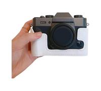 ZEPFJHE Handmade PU Leather Half Camera Case Bag Covering for XT30 XT20 XT10 with Easy Battery Access