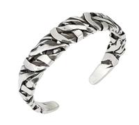 ZEPFJHE Handmade Retro Copper Cuff Adjustable Opening Wide Design For Men Unique Jewelry Wrist Accessories Handcrafted Adjustable Cuff