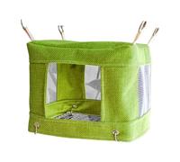 ZEPFJHE Hanging Birdcage Hammock Swing For Parrots For Feathered Pet Cage Bird Entertainment Supplies Teeth Care Cool Bird Nest