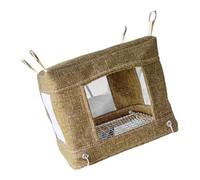 ZEPFJHE Hanging Birdcage Hammock Swing For Parrots For Feathered Pet Cage Bird Entertainment Supplies Teeth Care Cool Bird Nest