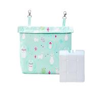 ZEPFJHE Hanging Ice Pouches Set For Rabbits Ferrets Breathable Cooling Mat With Packs Cage Accessories & Travel Essentials Small Animal Pack