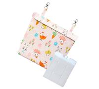 ZEPFJHE Hanging Ice Pouches Set For Rabbits Ferrets Breathable Cooling Mat With Packs Cage Accessories & Travel Essentials Small Animal Pack
