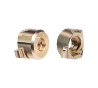 ZEPFJHE Hard Brass Steering Knuckles Assembly Heavy Duty Brass Rod Components for Traction on 1/30 Scale Trucks Accuracy Steering Control Parts