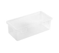 ZEPFJHE Hard Pencil Box Clear Pencil Case High Capacity Pen Box Colored Organiser Art Maker Storage Case for Student Large Capacity
