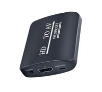 ZEPFJHE HDTV Converter 1080P HDTV Adapter For Wide Use Single Direction ABS Build Supports Any Scene HDMIs Adapter