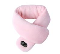 ZEPFJHE Heated Scarf for Women Men Heated Neck Warmer Heating Neck Protectors Warming Systems Ergonomic Adjustable Design Polyester Texture for Hiking,Cycling,Camping (P)