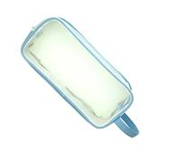 ZEPFJHE High Capacity Pencil Case Double Layer Clear Pen Pouches Marker Organiser Storage Bag for School Office Travel Double Layer Transparent Pencil Case