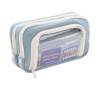 ZEPFJHE High Capacity Pencil Case Multi Layered Pen Pouches Marker Organizers Bag Travel Makeup Bag for School Office Travel Spacious Pouches for Students