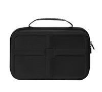 ZEPFJHE High Capacity Waterproof Carrying Bag with Ergonomic Handle Shockproof Case for Consoles Game Controllers Charges Integrated Gaming Storage Solution