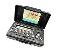 ZEPFJHE High Precise Carbon Steel Watch Maintenance Tools with Nonslip Handles for Watchmakers and Hobbyists Portable Watch Tool Organizer Case