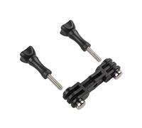 ZEPFJHE High Strength Double Mount Twin Adapter For 13 12 11 10 9 8 Action Camera Mount Photography Accessories Cold Shoe Tripod