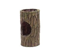 ZEPFJHE Hollow Tree Decorative Hideouts Shelter Tunnel Hideaway Decors For Fish Tanks Ornaments Hideouts For Terrarium Lizards Basking Platform