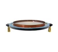 ZEPFJHE Horn Driver Diaphragm Replacement 125mm Metal Dome with Mounting Tabs for Repair, Stage Service, and KTV Use Tweeter Diaphragm Repair Service Part Horn Driver Replacement Press Terminal Pa