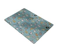 ZEPFJHE Ice Silk Cooling Mat Durability For Dogs Ensuring Comfort During Hot Days Easy To Clean And Carry Cushion Cooling Pet Mat