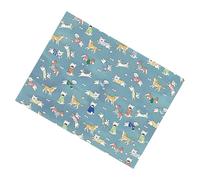 ZEPFJHE Ice Silk Cooling Mat Durability For Dogs Ensuring Comfort During Hot Days Easy To Clean And Carry Cushion Cooling Pet Mat