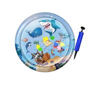 ZEPFJHE Inflatable Cats Cooling Mat With Marine Designs Promotes Active Play Waterproof For Pet Entertainment Waterproof Inflatable Bed For Dog And Cats