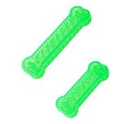 ZEPFJHE Interactive Bone Shaped Play Toy for Dogs to Clean Teeth and Stay Entertained Using Snacks Inside Dog Teeth Cleaning Toy