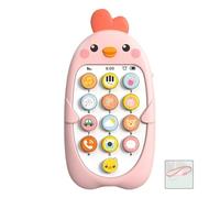 ZEPFJHE Interactive Learning Musical Toy For Toddler With Press Touch And Multiple Music Mode Safe ABS Phone For Children Baby Phone With Music