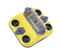 ZEPFJHE Interactive Pet Puzzle Feeder Roller for Dogs and Cats to Slow Eating and Mental Educational Pet Wheel Feeder
