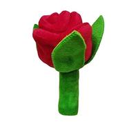 ZEPFJHE Interactive Stuffed Dog Chew Toy for Small and Mediums Dogs Plush Squeak Rose Flower Reducing Boredom Stress Squeaky for Dog