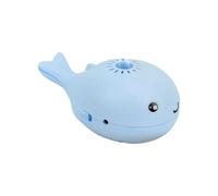 ZEPFJHE Interactive Whale Shaped Electric Fan Blowing Floating Ball Toy Portable Design Fun Game Electric Cats Toy