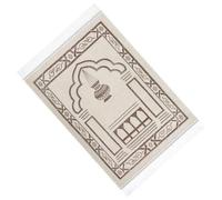 ZEPFJHE Islamics Muslims Soft Prayer Mats Portable Travel Prayer Rugs Women Men NonSlip Printeds Worships Mats Eid Gifts Travel Rugs