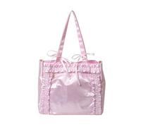 ZEPFJHE Itabag Shoulder Bag Fashion Handbag Satchel Purse Anime Display Bag For Cosplay Party Shopping Bows Itabag Toted Transparent Toted