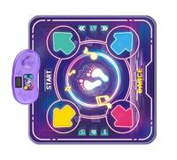 ZEPFJHE Kids Electric Dance Mat With Music And Lightup Buttons Fun Dancing Toy For Children Birthday Party Activity LightUp Dance Mat