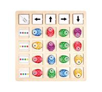 ZEPFJHE Kids Logical Training Toy With Color Direction Recognition Focusing Development Early Learning Cognitive Skill Building Educational Play Early Childhood Development Toy