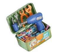 ZEPFJHE Kids Portable Workshop Tool Set With Realistic Screw Assembly STEM Learning Toy For Early Childhood Development Ages 3+ STEM Learning Screwdriver Set