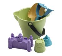 ZEPFJHE Kids Seaside Sand Toy Seaside Toy Castles Molds Sand Molds Bucket Shovel Tool Sandbox for Gift