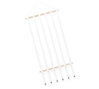ZEPFJHE Kids Wall-Mounted Hair Clips Holder 10 Hooks & 6 Ribbons Decorative Nursery for Bows & Accessories Nursery Wall Decoration Hair Bows Holder for Infants