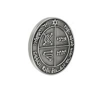 ZEPFJHE King Solomon Jupiters Seal Coin Amulets For Meditations Positive Energies And Home Decoration Mystical Talismans Coin