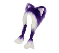 ZEPFJHE Kitten Ears Cosplay Hat Furry Ear Cats Ear For Daily Life Yoga Workout Sports Breathable For Outdoor Sports Plush Hat With Ears