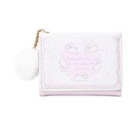 ZEPFJHE Korean Styles Short Purse Card Holder Trifold Wallet PU Leather Coin Purse Rabbits Wallet Lovely Change for Daily Pu Leather Change Rabbits Korean Styles with Card Holder