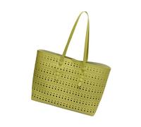 ZEPFJHE Large Capacity Hollow Out Underarm Bag For Women Lightweight PU Shoulder Practical Commuters Work Spacious Laptop Bag With Compartments