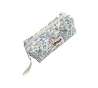 ZEPFJHE Large Capacity Pencil Bag Bows Case Floral Print Pen Pencils Box for Organizing School Supplies Bows Floral Box Large Capacity Pen for School