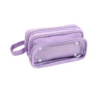ZEPFJHE Large Capacity Pencil Case Multi Layered Bag Detachable Pouches Travel Cosmetic Bag for Office School Travel Pencil Pouches