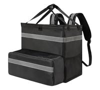 ZEPFJHE Large Capacity Warm Food Carrier Backpack with Internal Dividers and Meditative Tape Comfortable Warm Delivery Pack