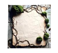 ZEPFJHE Leaf Vine Pattern Tarots Tablecloth Divinations Card Table Cloth Tapestry Astrology Witchcrafts Deck Cloth Decoration Altars Tarots Card