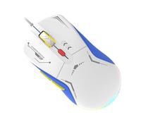 ZEPFJHE LED Corded Gaming Mouse LED Spectrum Backlit Ergonomic Mouse Programmable 3200