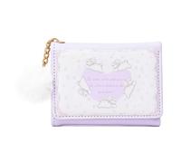 ZEPFJHE Lovely Coin Purse PU Leather Change Purse Trifold Wallet Short Purse Card Holder Cartoon Rabbits Wallet for Travel