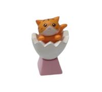 ZEPFJHE Lovely Kitten Game Keycap Crossed Stem Handmade Office Gaming Accessory Mechanical Keyboards Animal Keycaps Gaming Keyboards Keycaps