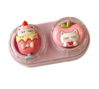 ZEPFJHE Lovely Lenses Case and Suction Stick Applicator for Soft Lenses Removal Tool Compact Drawer Organizers